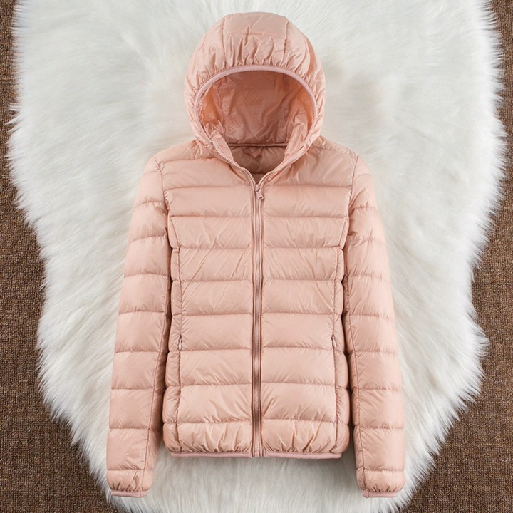 Isabel | Chaqueta guateada rosa claro