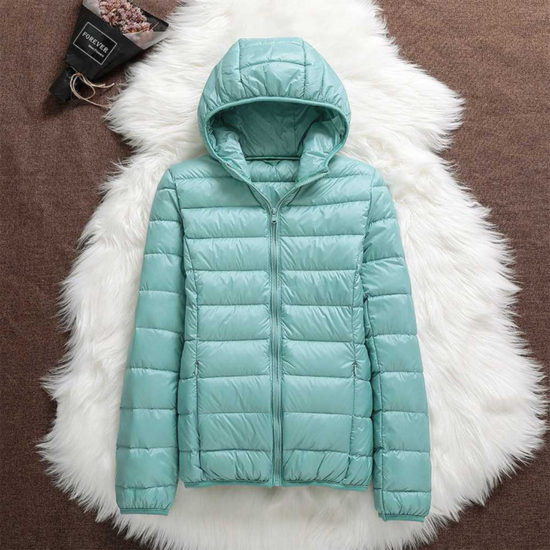 Bárbara | Chaqueta guateada verde menta
