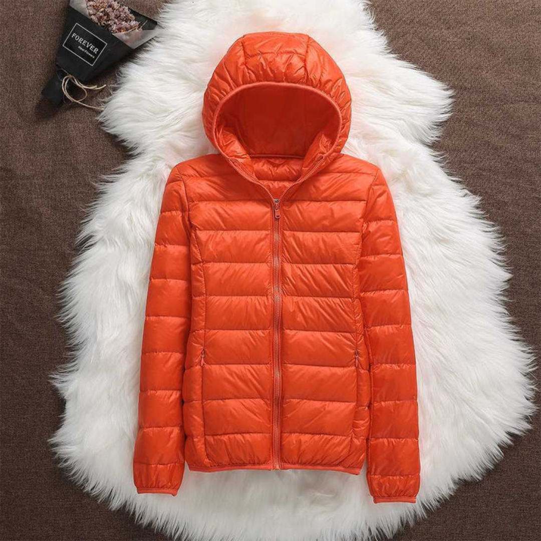 Genoveva | Chaqueta guateada naranja