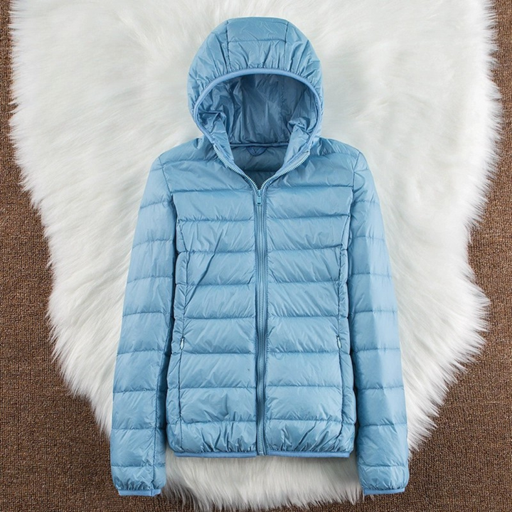 Hortensia | Chaqueta guateada azul claro