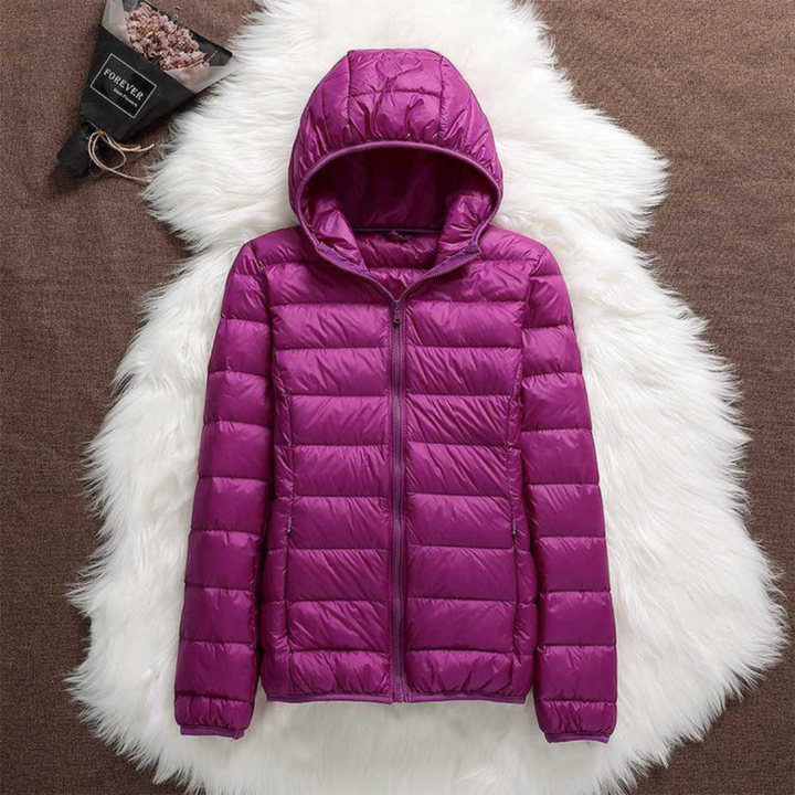 Manuela | Chaqueta guateada morada