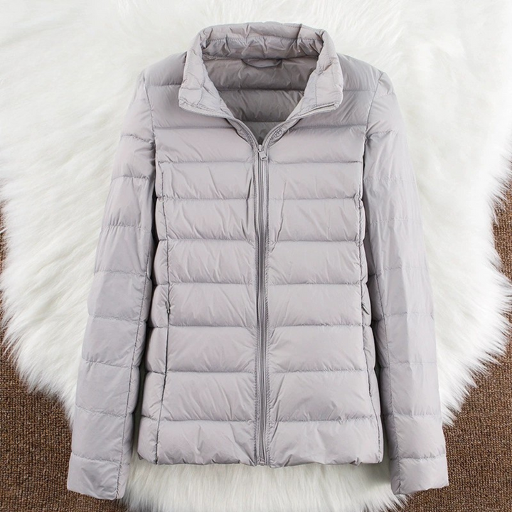 Natividad | Chaqueta guateada gris