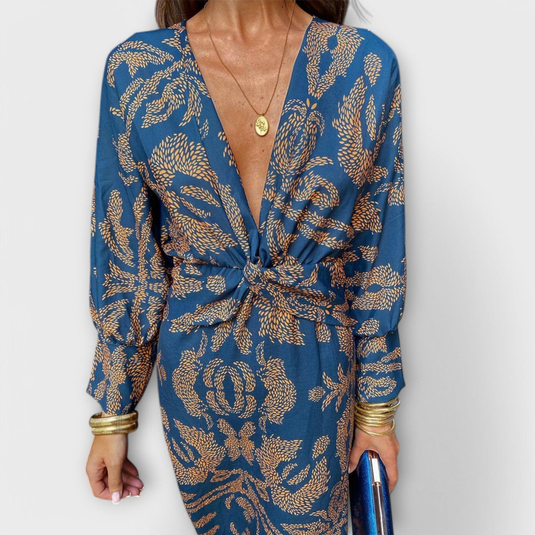 Belén | Vestido maxi de manga larga