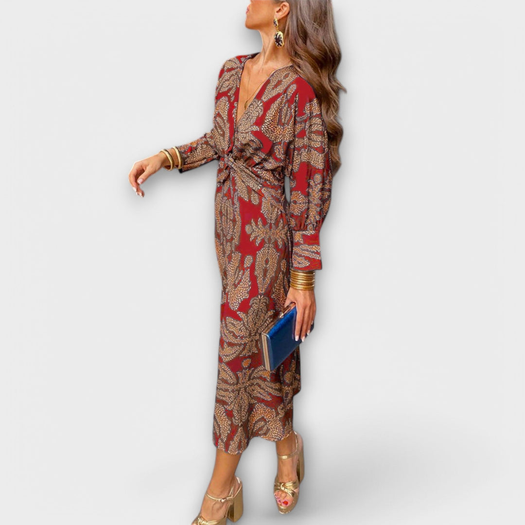 Belén | Vestido maxi de manga larga