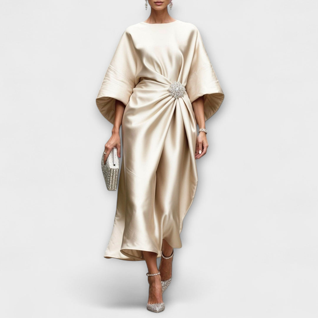 Dolores | Vestido maxi de satén