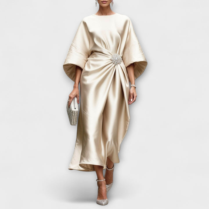 Dolores | Vestido maxi de satén