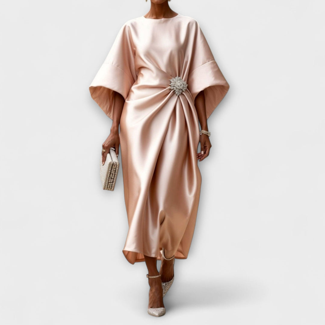 Dolores | Vestido maxi de satén