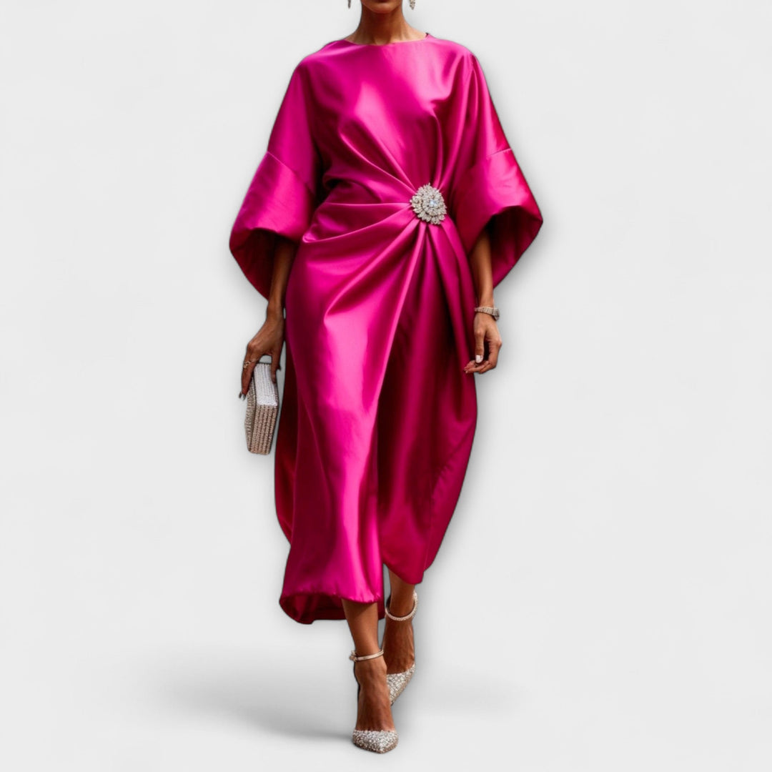 Dolores | Vestido maxi de satén