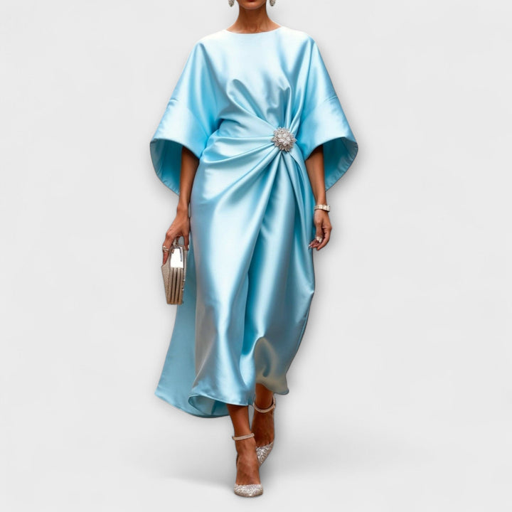 Dolores | Vestido maxi de satén