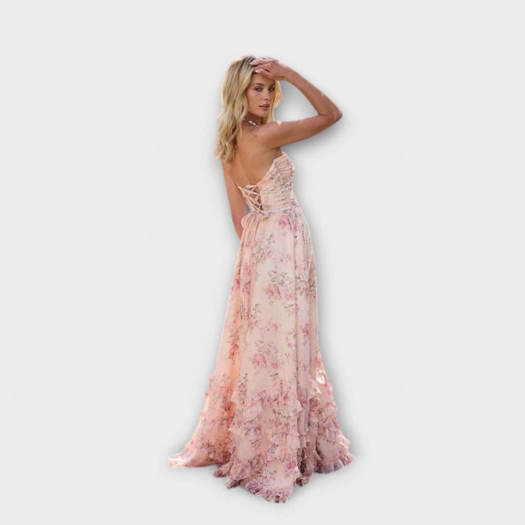 Trinidad | Vestido maxi holgado de tirantes
