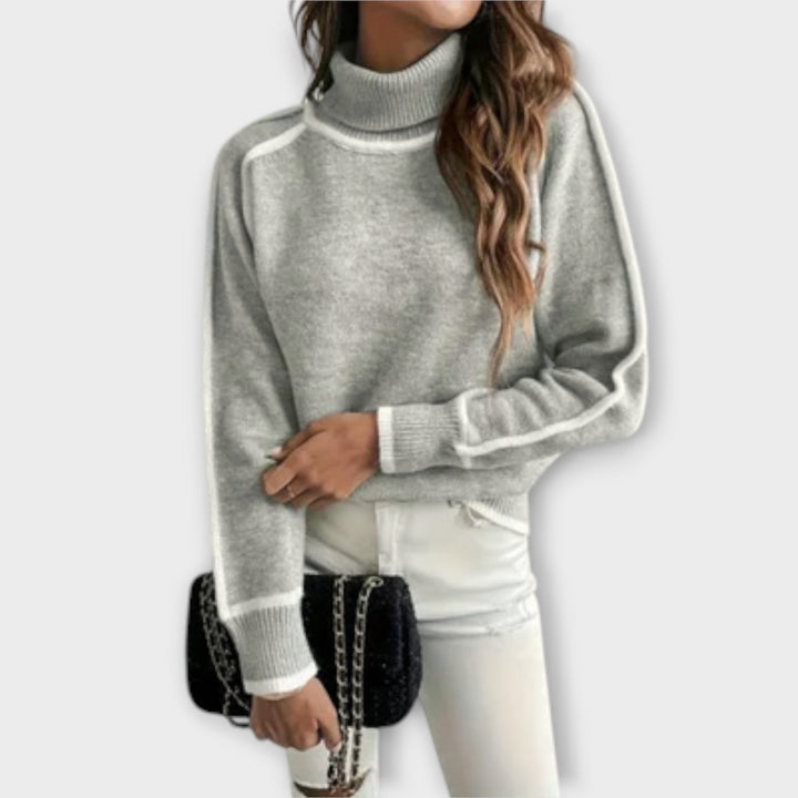 Begoña | Jersey de cuello alto holgado