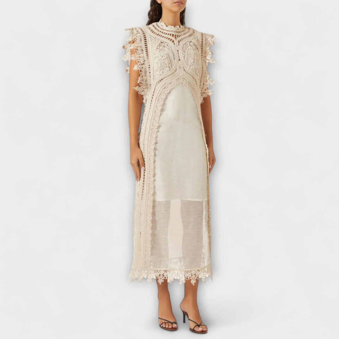 Saioa | Vestido maxi de organza
