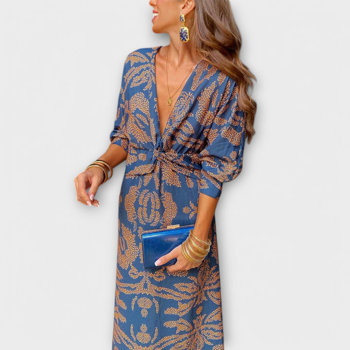Belén | Vestido maxi de manga larga