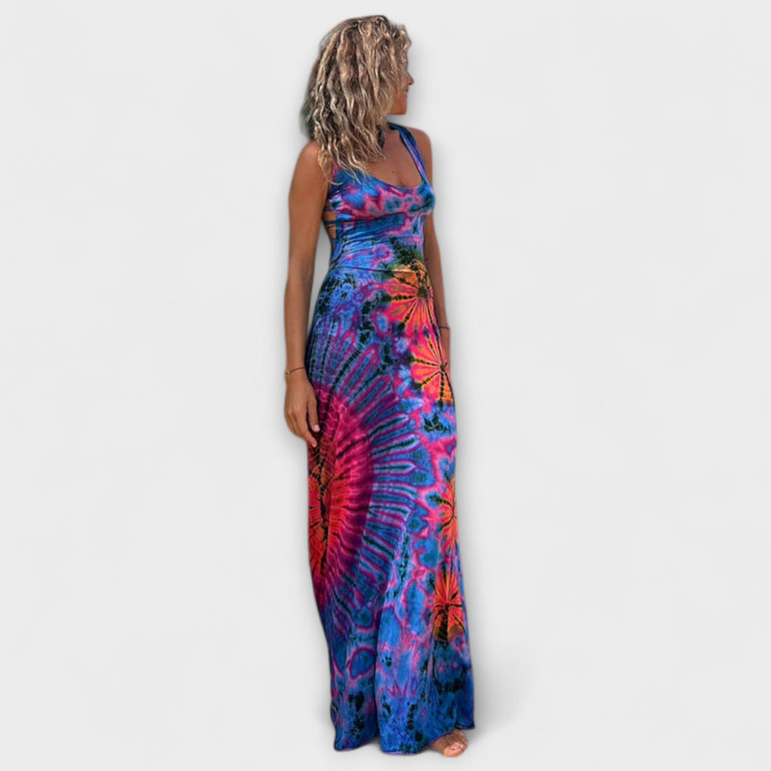 Teresa | Vestido maxi tie-dye en cuatro colores