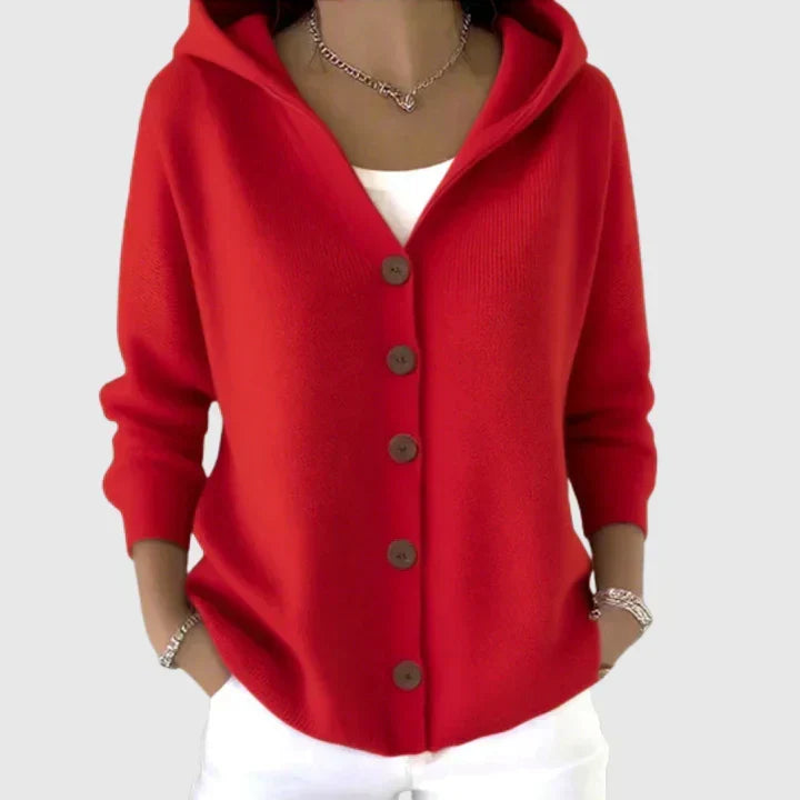 Paula | Jersey de punto con capucha de estilo casual