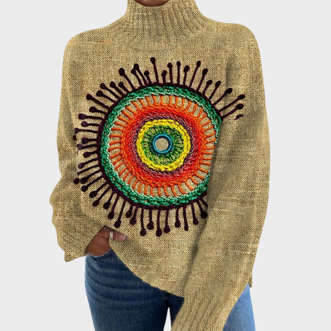 Teresa | Jersey de cuello alto de la XXS a la 6XL