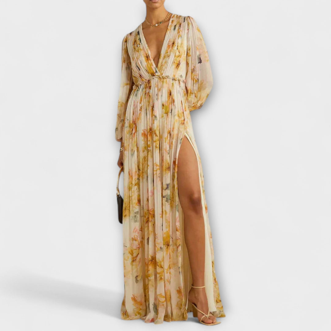 Herminia | Vestido maxi elegante y versátil