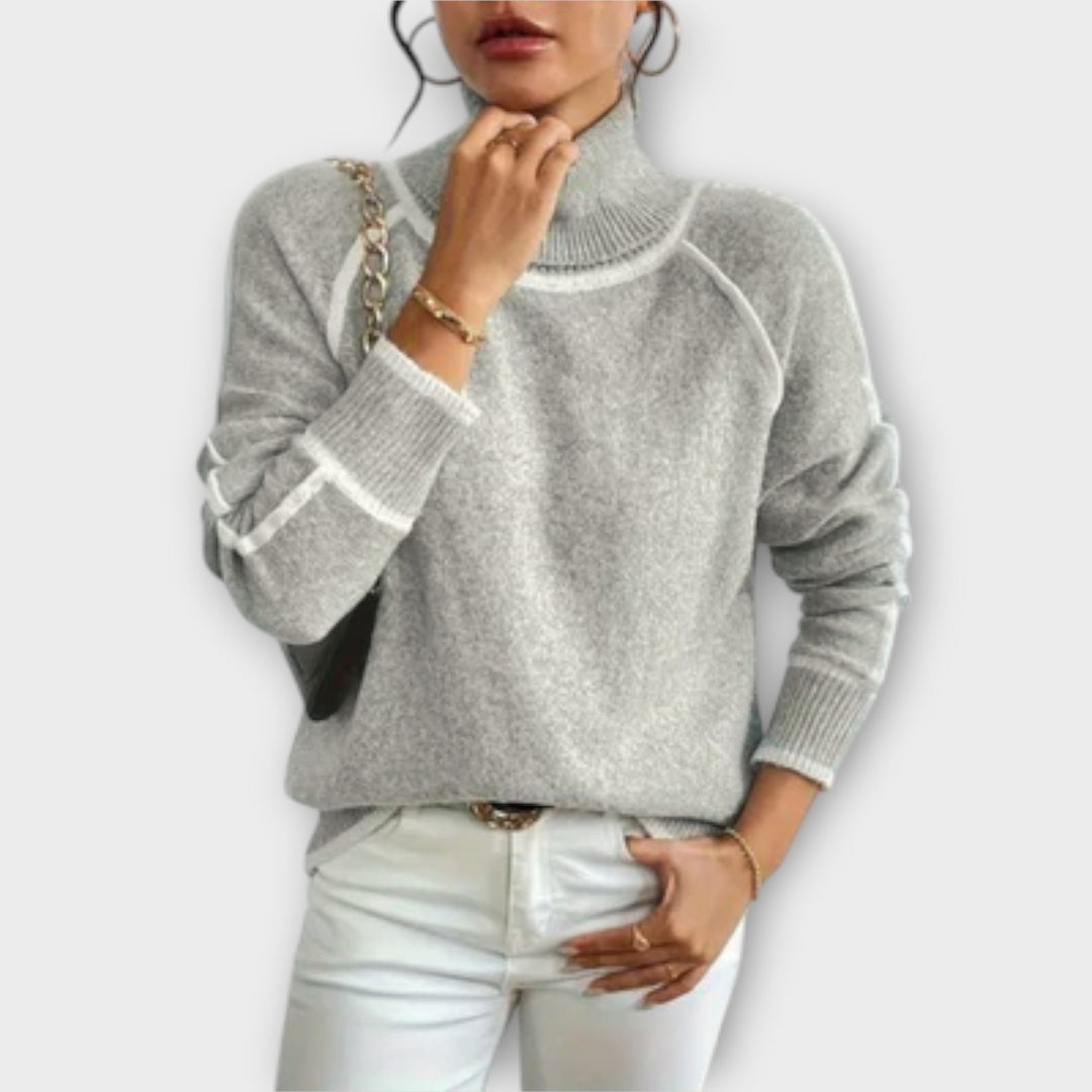 Begoña | Jersey de cuello alto holgado