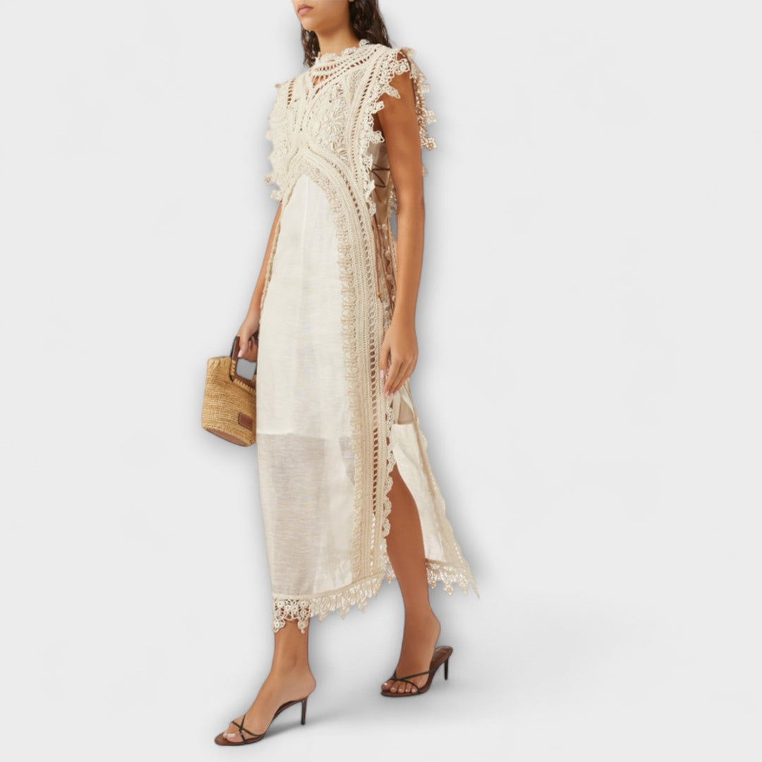 Saioa | Vestido maxi de organza