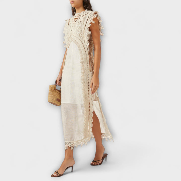 Saioa | Vestido maxi de organza
