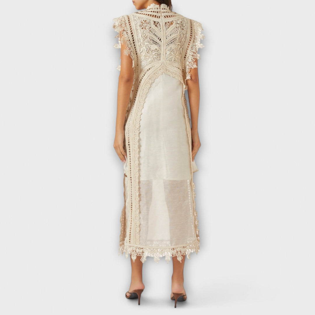 Saioa | Vestido maxi de organza