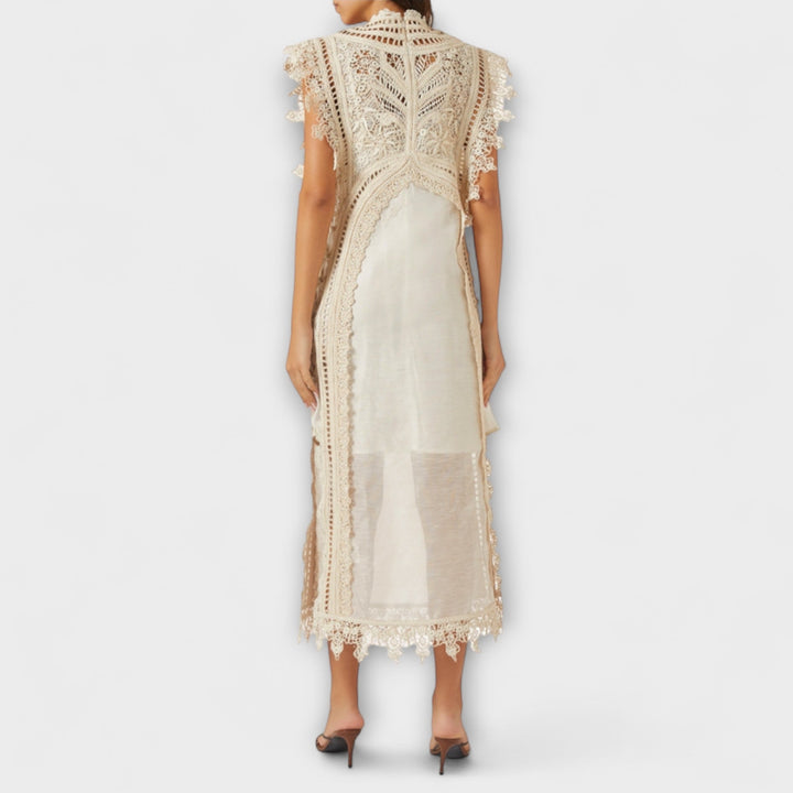 Saioa | Vestido maxi de organza