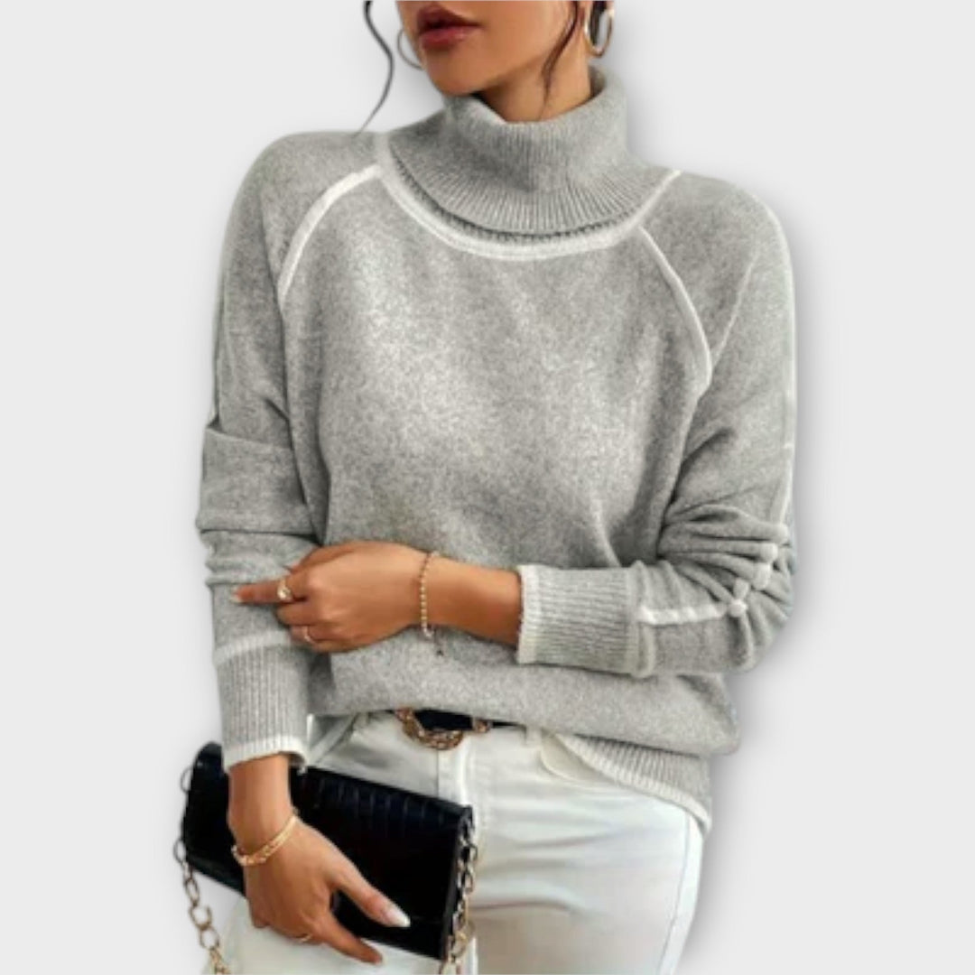 Begoña | Jersey de cuello alto holgado