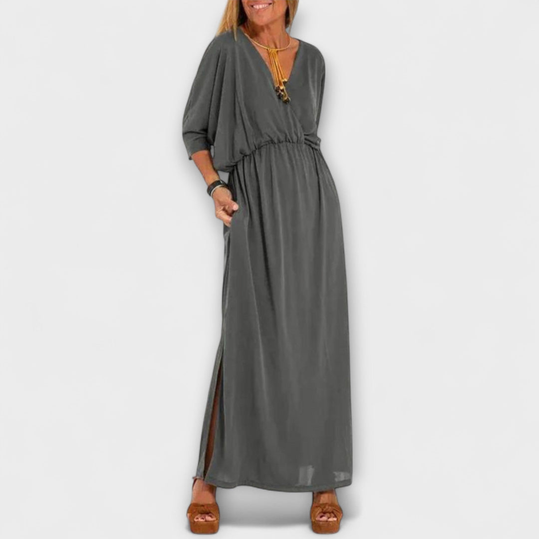 Milagros | Vestido maxi de aire vintage