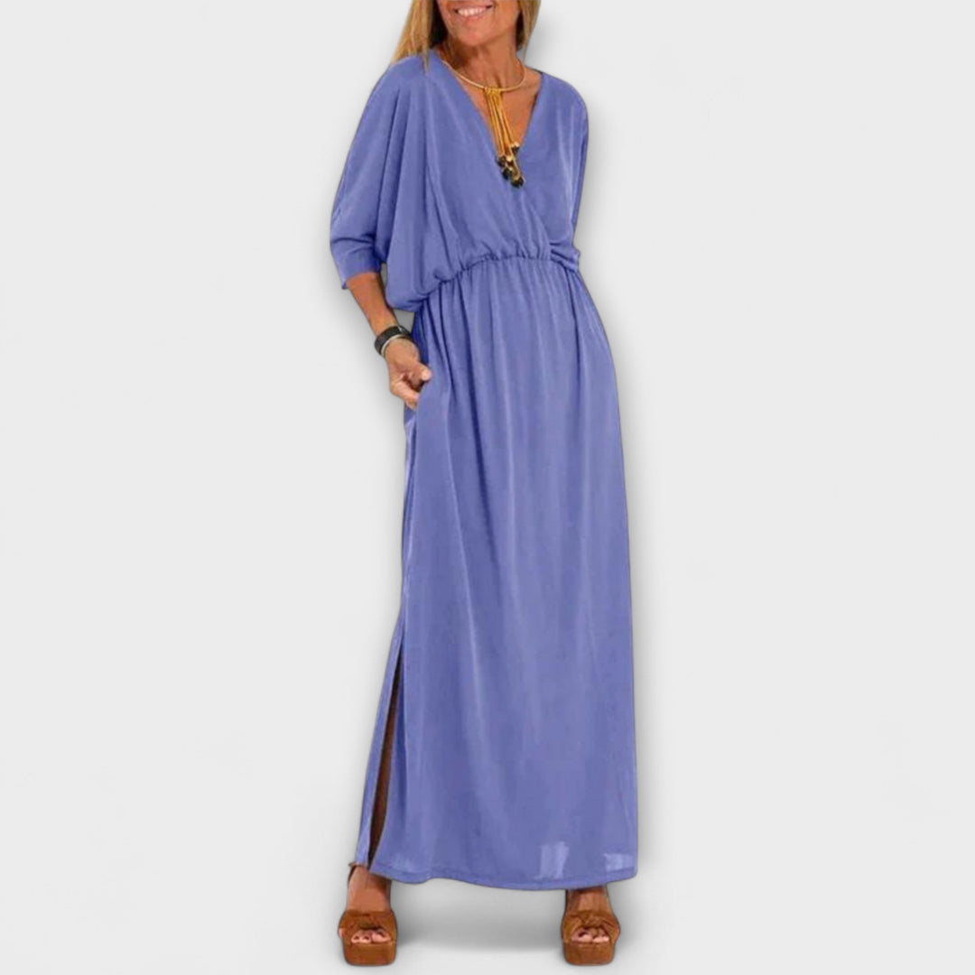 Milagros | Vestido maxi de aire vintage