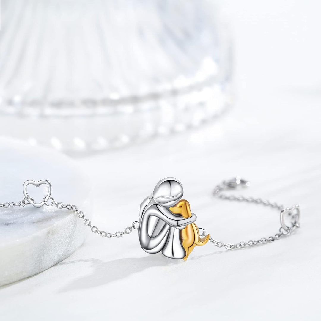 Martina | Pulsera con colgante de perro