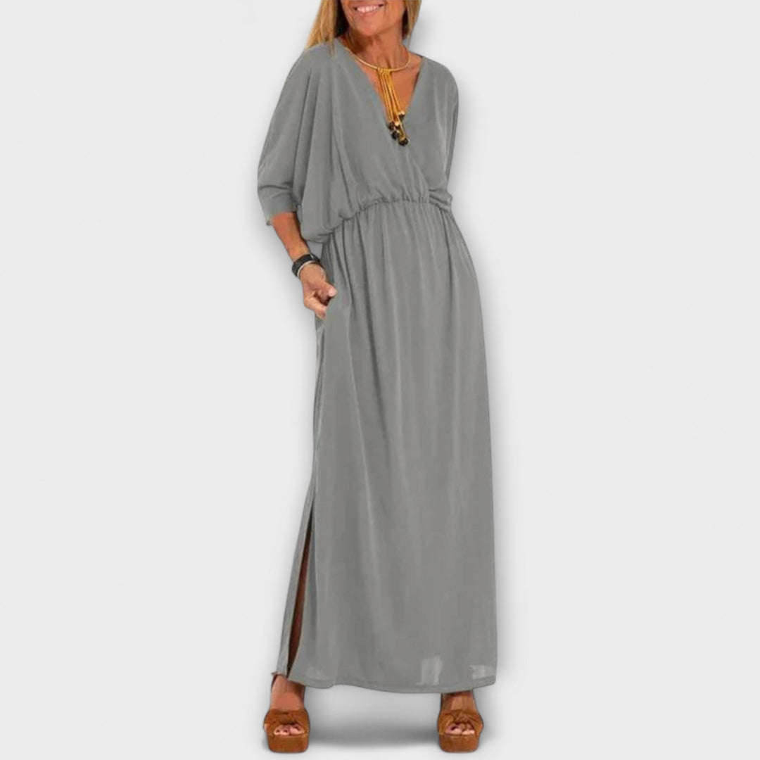 Milagros | Vestido maxi de aire vintage