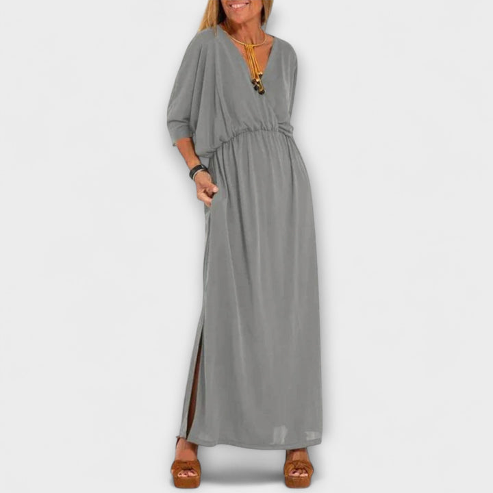 Milagros | Vestido maxi de aire vintage