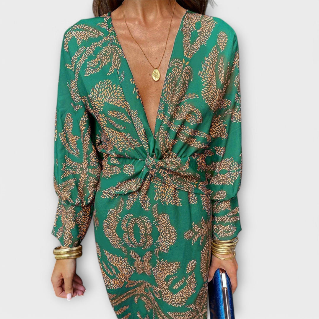 Belén | Vestido maxi de manga larga