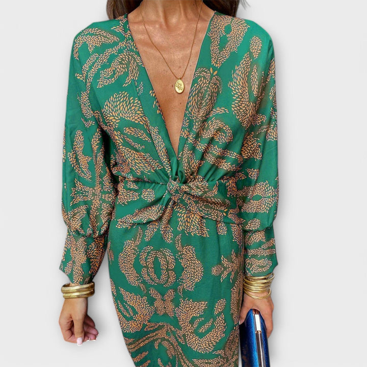 Belén | Vestido maxi de manga larga