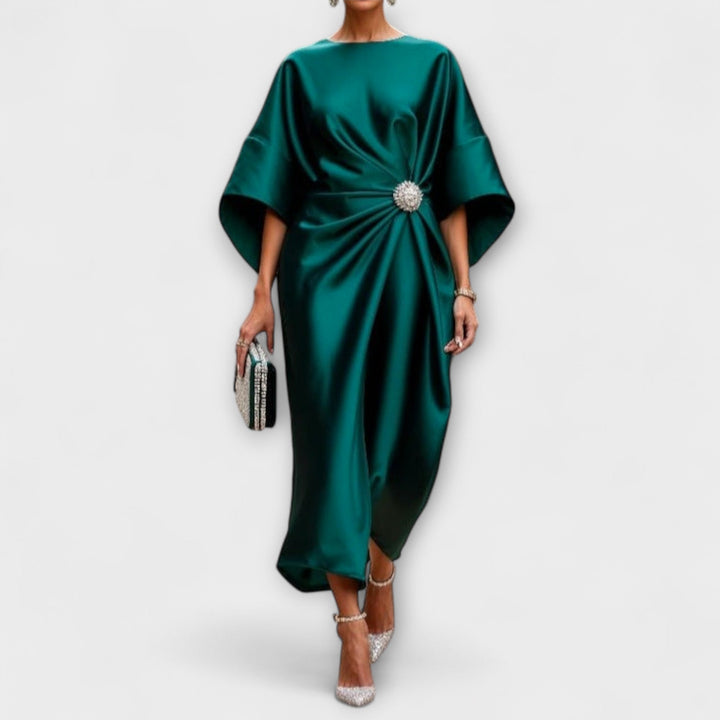Dolores | Vestido maxi de satén