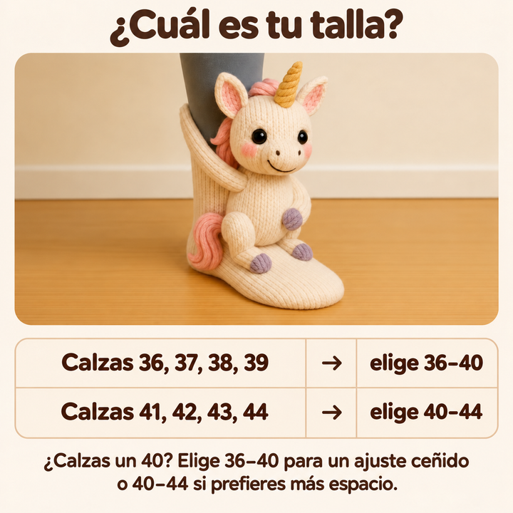Alba | Calcetines con peluche de unicornio
