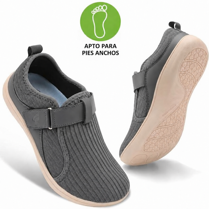 Alba | Zapatillas Ajustables de Confort con Horma Extra Ancha