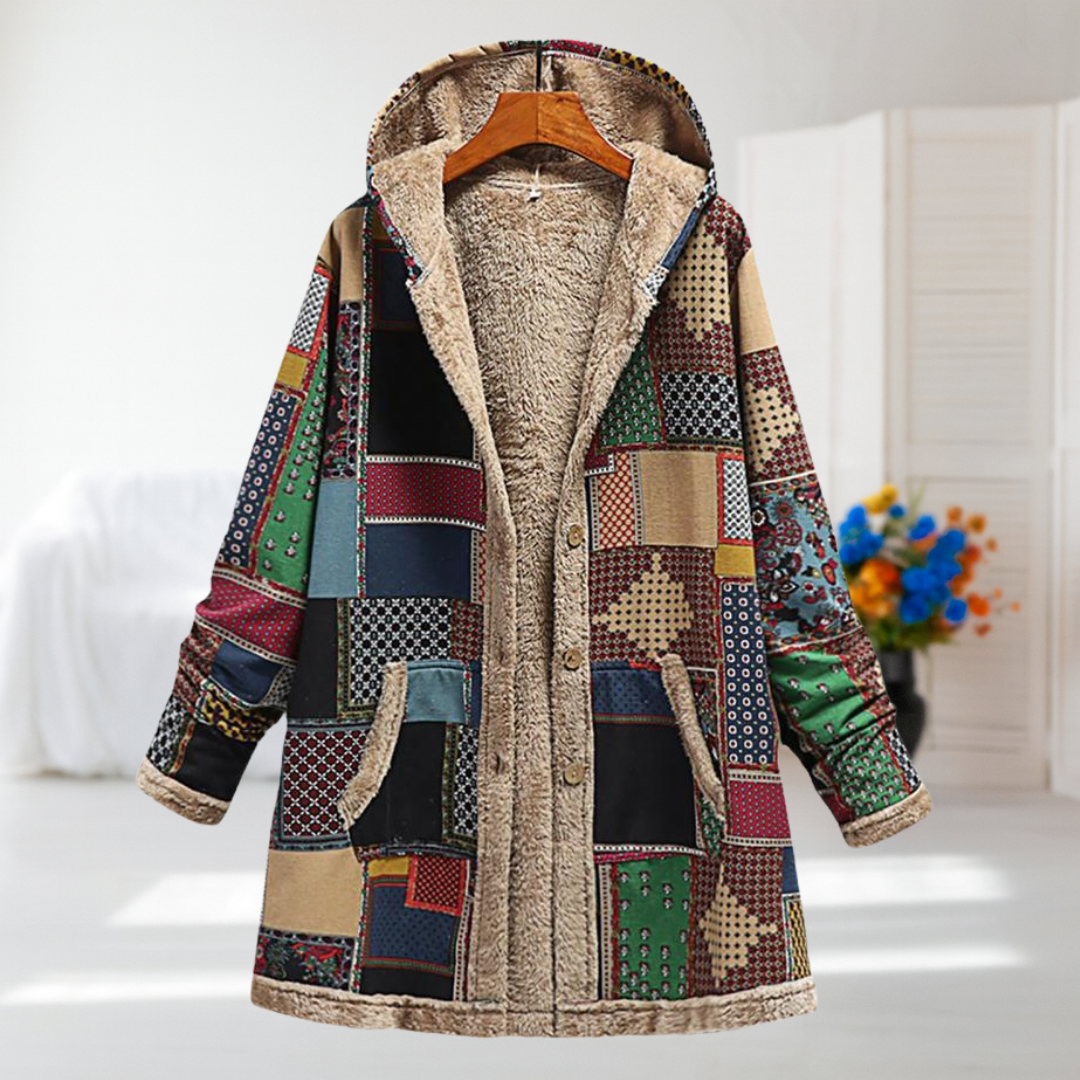 Aurora | Chaqueta elegante de entretiempo multicolor