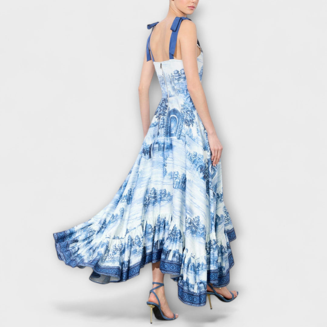 Amalia | Vestido maxi floral romántico