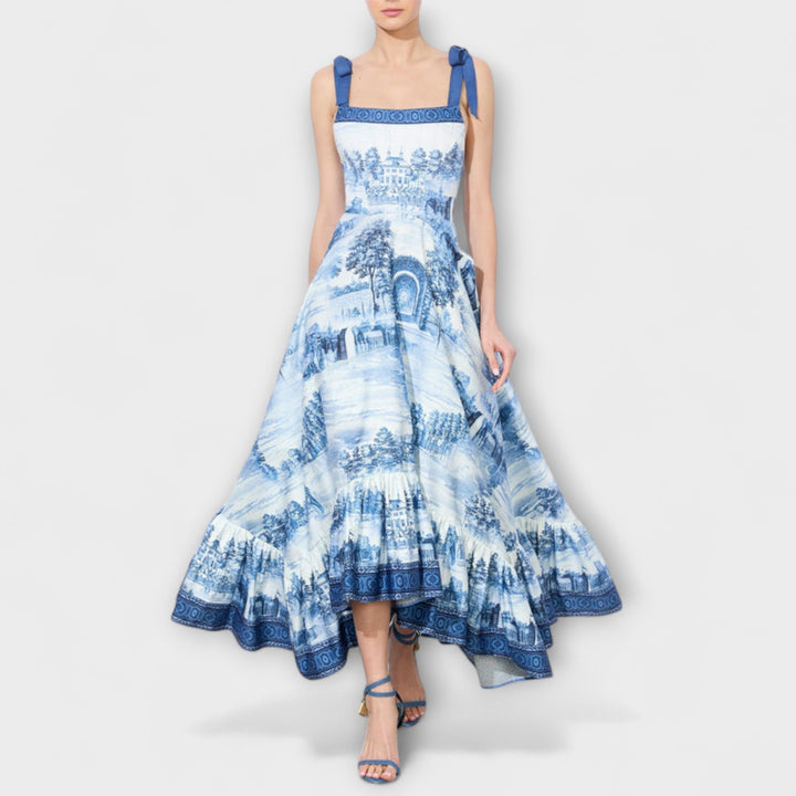 Amalia | Vestido maxi floral romántico