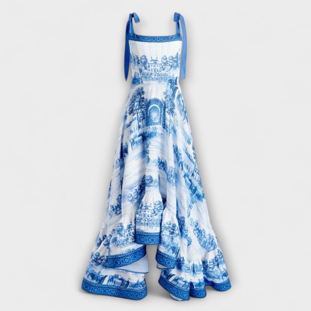 Amalia | Vestido maxi floral romántico