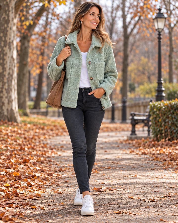 Coral | Chaqueta corta con solapas
