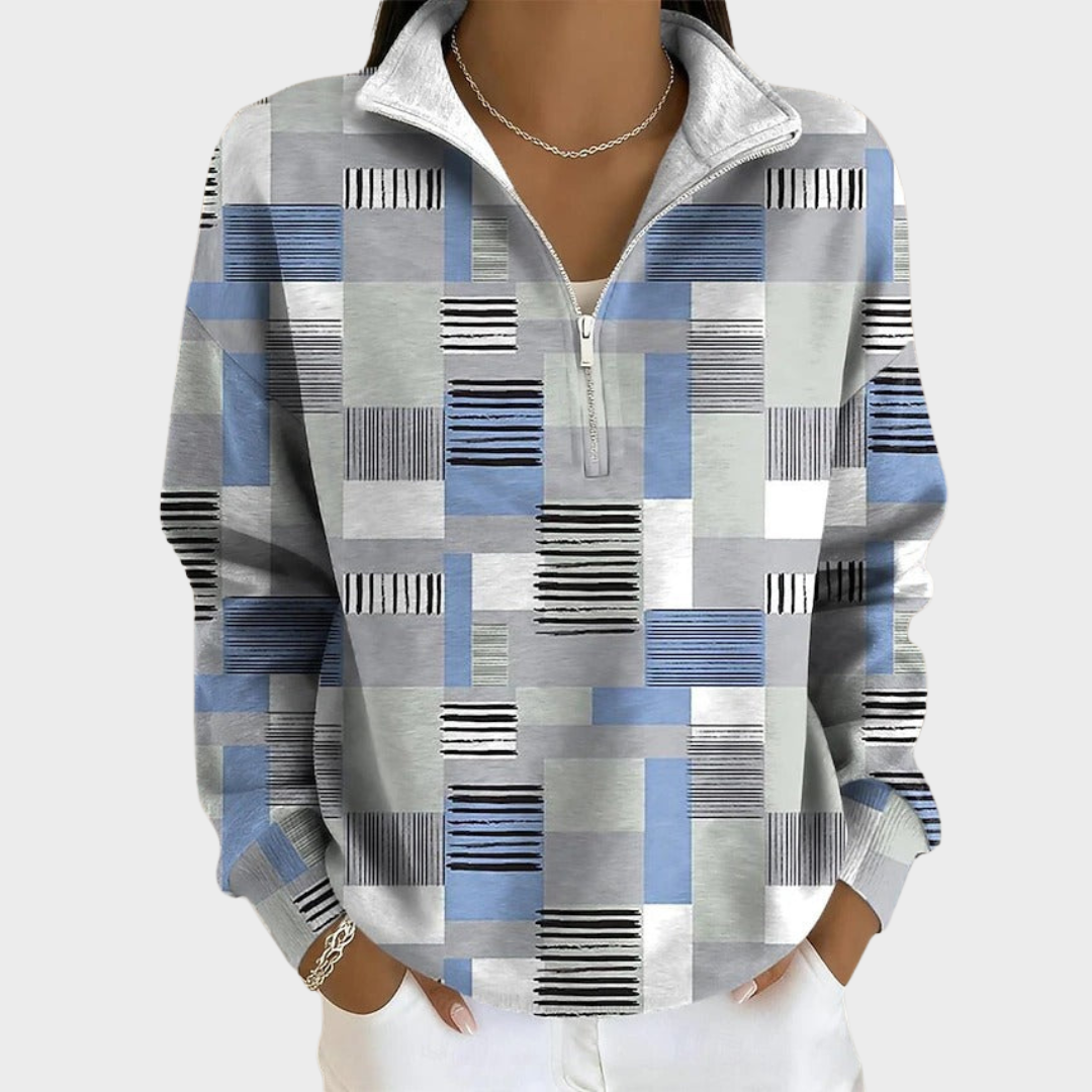 Sonia | Sudadera de mezcla de algodón en cuatro colores