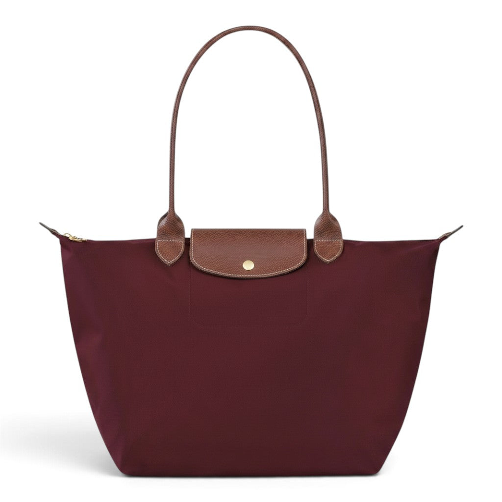 Dulce | Bolso shopper plegable color burdeos