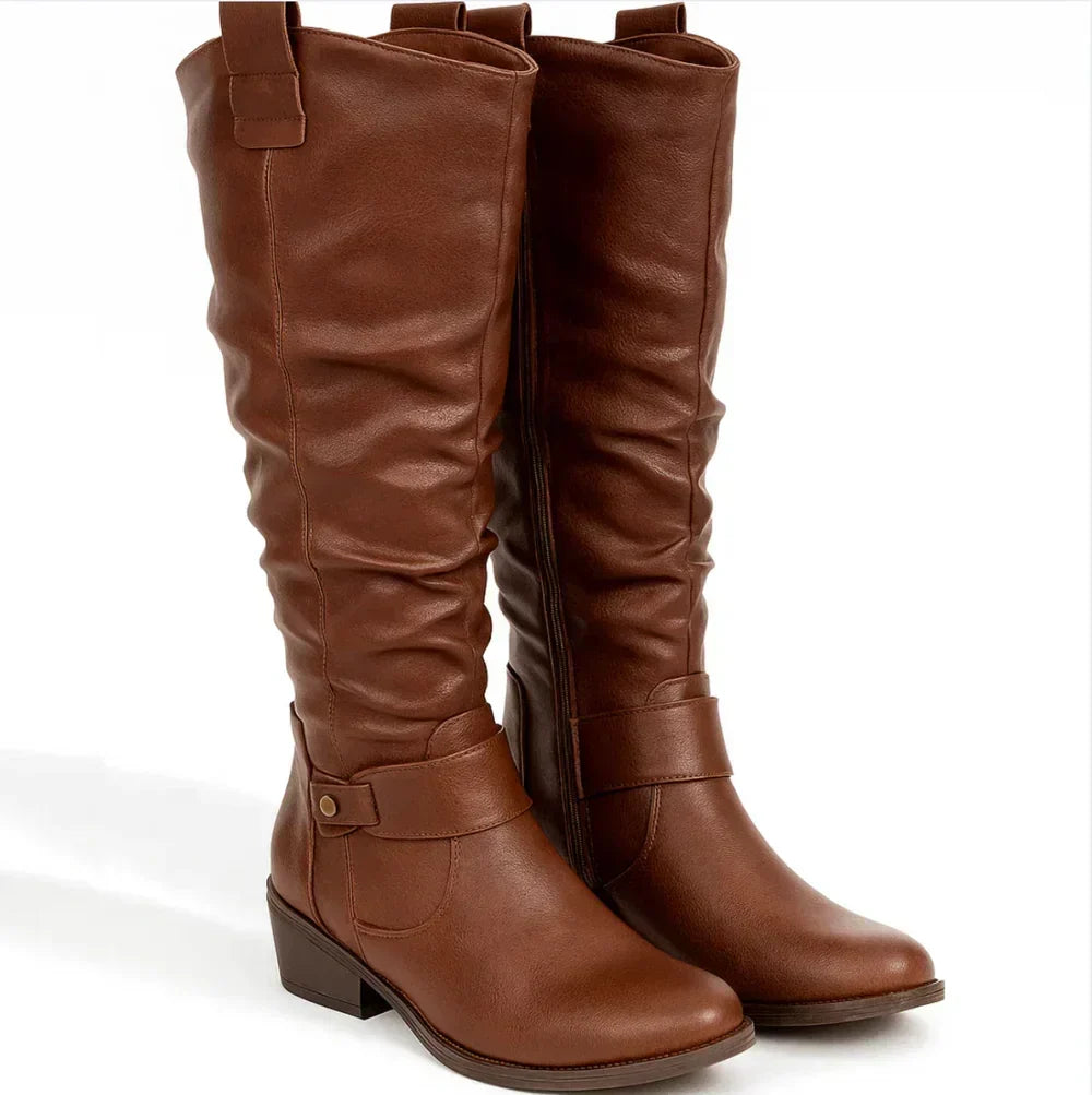 Eloísa | Botas altas clásicas con tira al tobillo