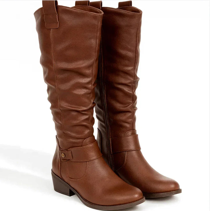 Eloísa | Botas altas clásicas con tira al tobillo