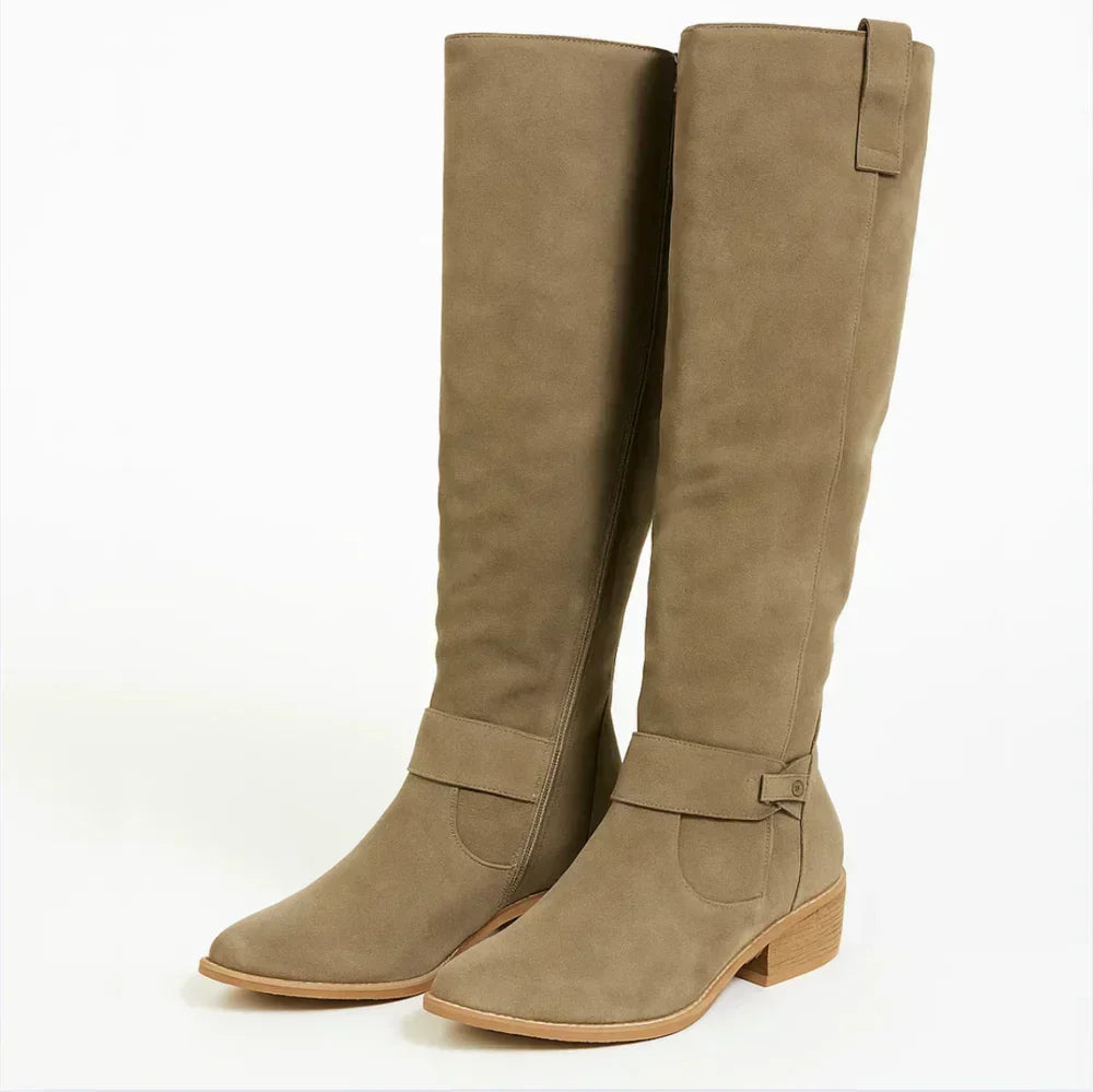 Eloísa | Botas altas clásicas con tira al tobillo