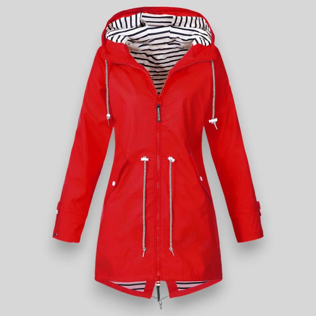 Elvira | Chaqueta impermeable con cintura ajustable