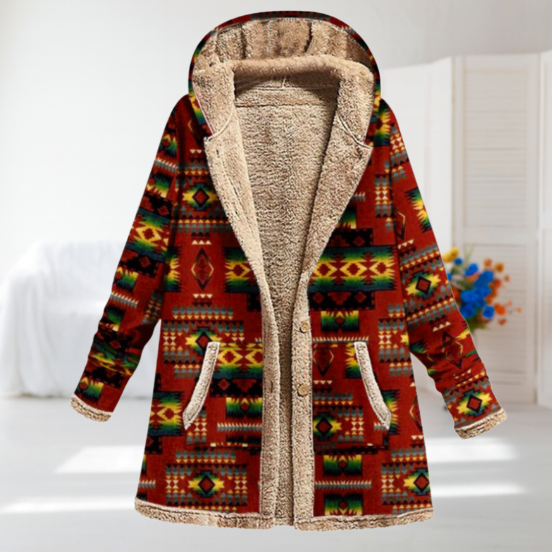 Eugenia | Chaqueta elegante de entretiempo en rojo