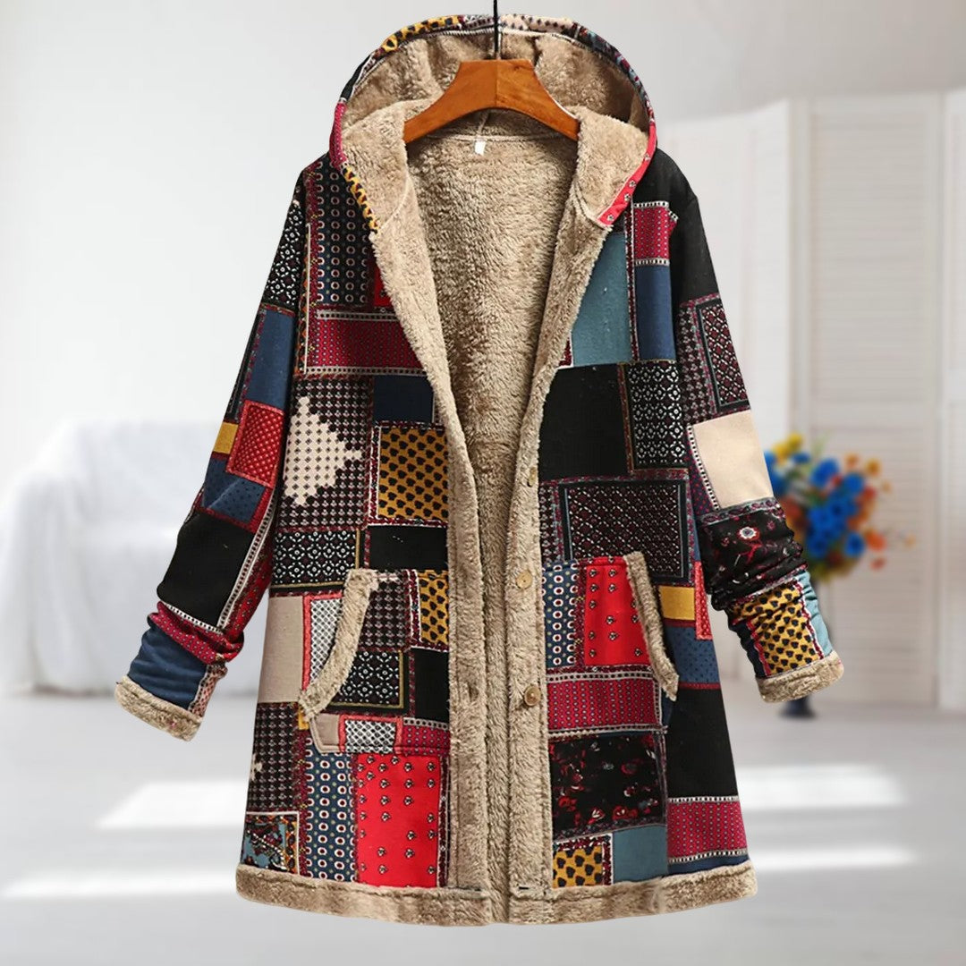 Gloria | Chaqueta elegante de entretiempo multicolor